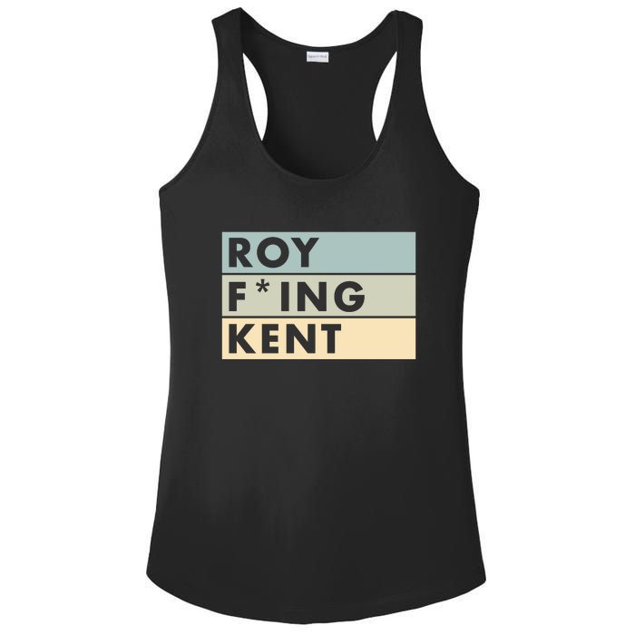 Roy Freaking Kent Retro Ladies PosiCharge Competitor Racerback Tank