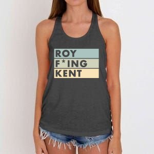 Roy Freaking Kent Retro Women's Knotted Racerback Tank