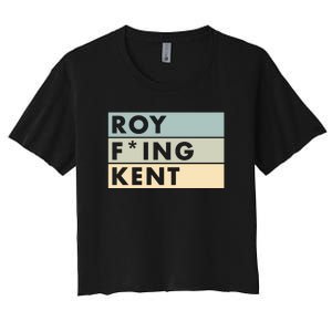 Roy Freaking Kent Retro Women's Crop Top Tee