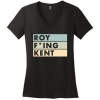 Roy Freaking Kent Retro Women's V-Neck T-Shirt