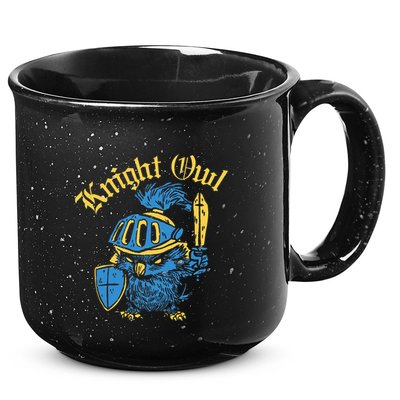Renaissance Festival Knight Owl Ren Faire 15oz Campfire Ceramic Mug