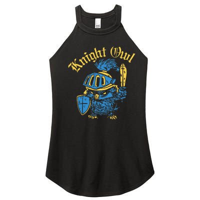 Renaissance Festival Knight Owl Ren Faire Women’s Perfect Tri Rocker Tank