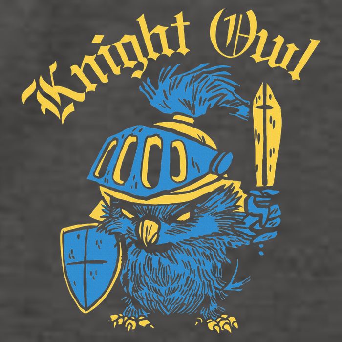 Renaissance Festival Knight Owl Ren Faire Vector Backpack