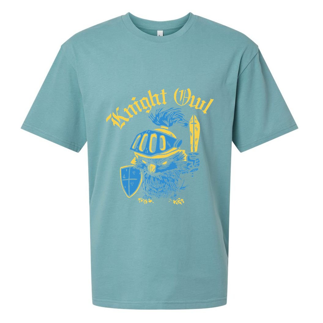 Renaissance Festival Knight Owl Ren Faire Sueded Cloud Jersey T-Shirt