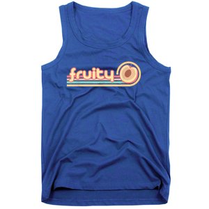 Retro Fruity Lesbian Peach Subtle Lesbian Lgbtq Tank Top