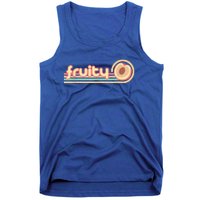 Retro Fruity Lesbian Peach Subtle Lesbian Lgbtq Tank Top