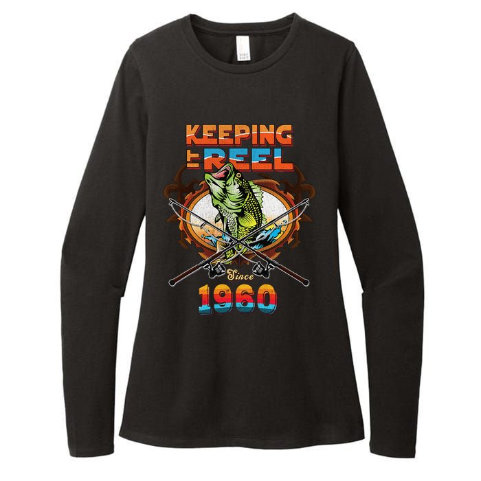 Reel Fishing Legend 60th Birthday Keeping It Reel Since 1960 Womens CVC Long Sleeve Shirt