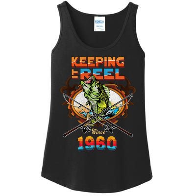 Reel Fishing Legend 60th Birthday Keeping It Reel Since 1960 Ladies Essential Tank