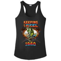 Reel Fishing Legend 60th Birthday Keeping It Reel Since 1960 Ladies PosiCharge Competitor Racerback Tank