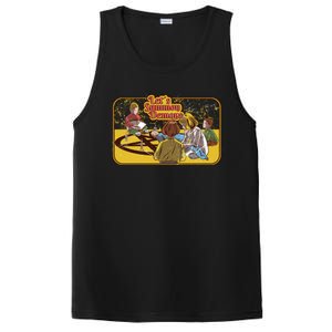 Retro Funny Lets Summon Demons Parody Adult Humor Gift PosiCharge Competitor Tank