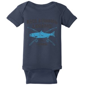 Reel Fishing Legend 1949 70th Birthday Fishing Gift Baby Bodysuit