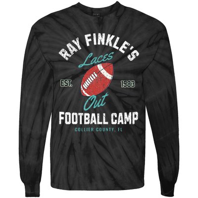 Ray FinkleS Laces Out Football Camp Est. 1983 Tie-Dye Long Sleeve Shirt