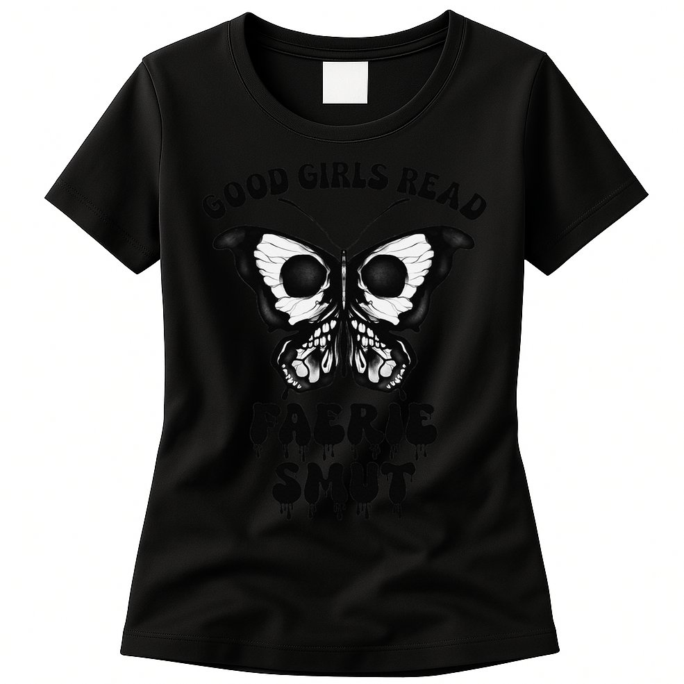 Romantasy Fantasy Lover Women Spicy Books Fairy Tales Fae Womens T-Shirt
