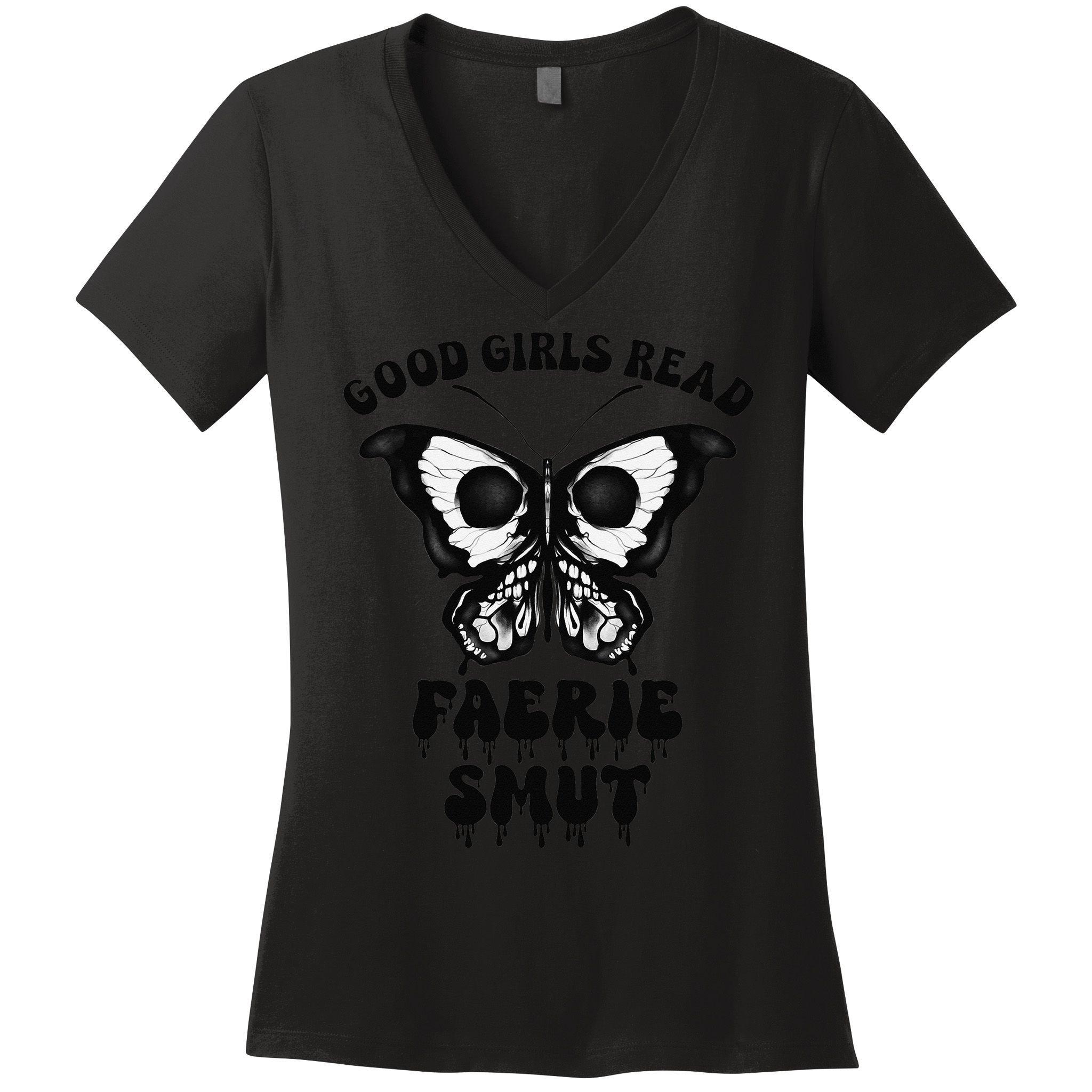 Romantasy Fantasy Lover Women Spicy Books Fairy Tales Fae Women's V-Neck T-Shirt