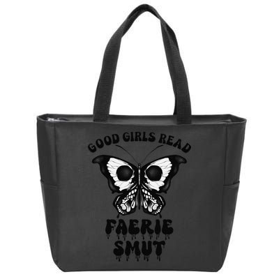 Romantasy Fantasy Lover Women Spicy Books Fairy Tales Fae Zip Tote Bag