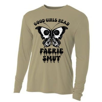 Romantasy Fantasy Lover Women Spicy Books Fairy Tales Fae Cooling Performance Long Sleeve Crew