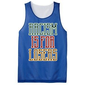 Racism For Losers Equal Rights Activist Cute Gift Mesh Reversible Basketball Jersey Tank