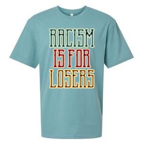 Racism For Losers Equal Rights Activist Cute Gift Sueded Cloud Jersey T-Shirt