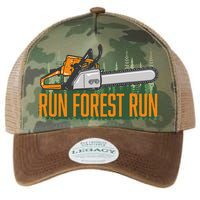 Run Forest Lumberjack Chainsaw & Logger Woodsman Legacy Tie Dye Trucker Hat