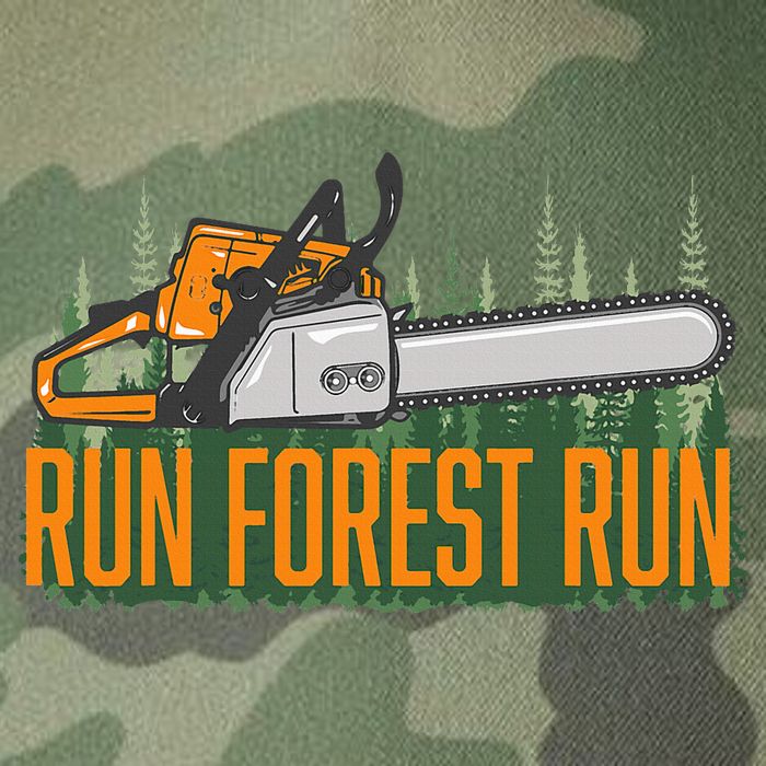 Run Forest Lumberjack Chainsaw & Logger Woodsman Legacy Tie Dye Trucker Hat
