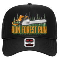 Run Forest Lumberjack Chainsaw & Logger Woodsman Hat