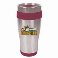 Run Forest Lumberjack Chainsaw & Logger Woodsman 16oz Travel Tumbler