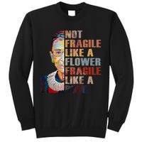 RBG. Fragile Like A Bomb. Ruth Bader Ginsberg Feminist Icon. Sweatshirt