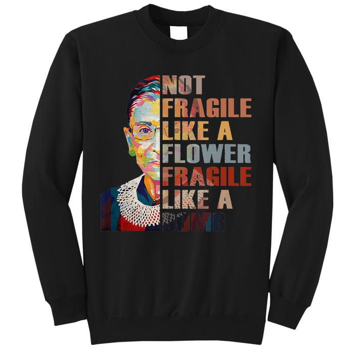 RBG. Fragile Like A Bomb. Ruth Bader Ginsberg Feminist Icon. Sweatshirt