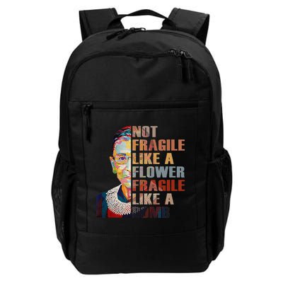 RBG. Fragile Like A Bomb. Ruth Bader Ginsberg Feminist Icon. Daily Commute Backpack