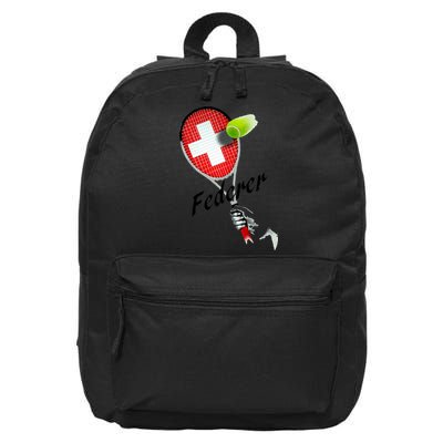 Roger Federer Lover Fan Thank You Tennis Lover 16 in Basic Backpack