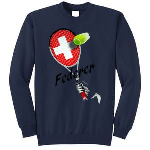 Roger Federer Lover Fan Thank You Tennis Lover Tall Sweatshirt