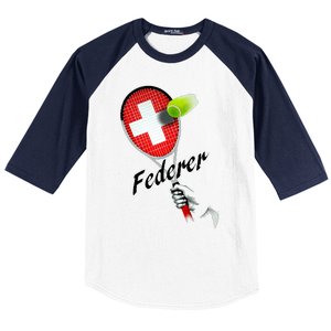 Roger Federer Lover Fan Thank You Tennis Lover Baseball Sleeve Shirt