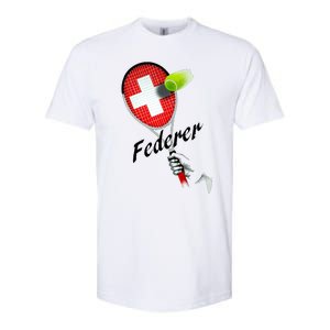 Roger Federer Lover Fan Thank You Tennis Lover Softstyle CVC T-Shirt