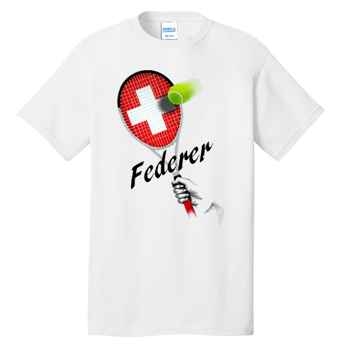 Roger Federer Lover Fan Thank You Tennis Lover Tall T-Shirt