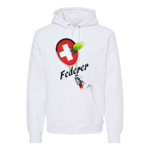 Roger Federer Lover Fan Thank You Tennis Lover Premium Hoodie