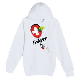 Roger Federer Lover Fan Thank You Tennis Lover Premium Pullover Hoodie