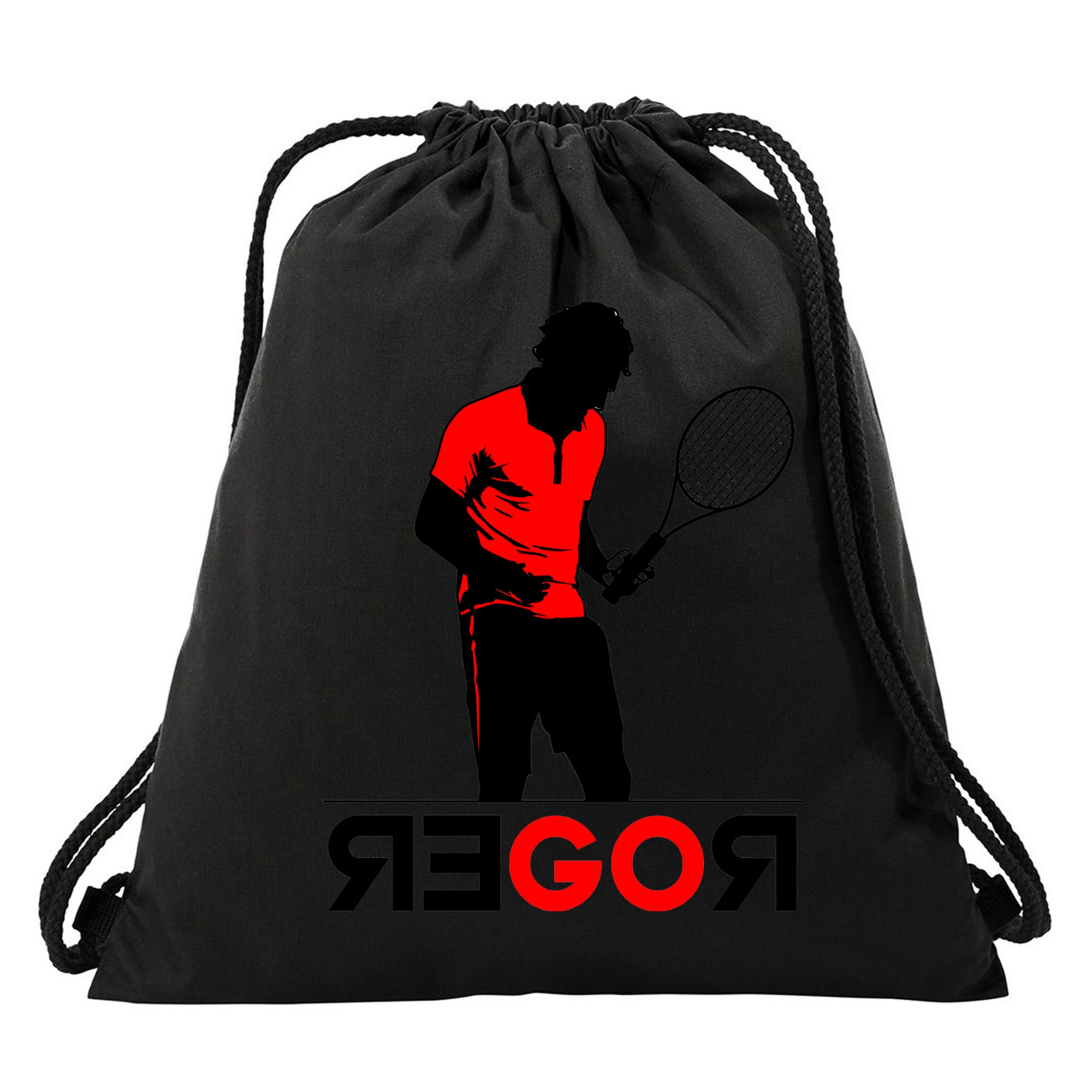 Roger Federer Lover Fan Thank You Tennis Lover Drawstring Bag