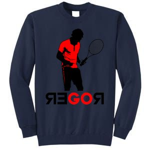 Roger Federer Lover Fan Thank You Tennis Lover Tall Sweatshirt