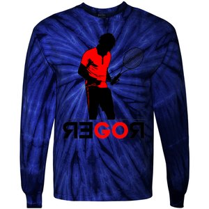 Roger Federer Lover Fan Thank You Tennis Lover Tie-Dye Long Sleeve Shirt