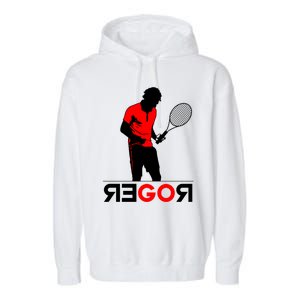 Roger Federer Lover Fan Thank You Tennis Lover Garment-Dyed Fleece Hoodie