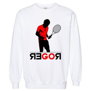 Roger Federer Lover Fan Thank You Tennis Lover Garment-Dyed Sweatshirt