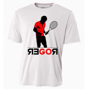 Roger Federer Lover Fan Thank You Tennis Lover Cooling Performance Crew T-Shirt