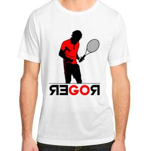 Roger Federer Lover Fan Thank You Tennis Lover Adult ChromaSoft Performance T-Shirt