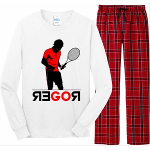 Roger Federer Lover Fan Thank You Tennis Lover Long Sleeve Pajama Set