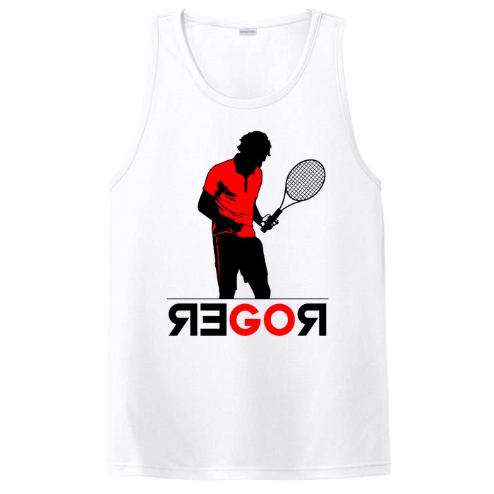 Roger Federer Lover Fan Thank You Tennis Lover PosiCharge Competitor Tank