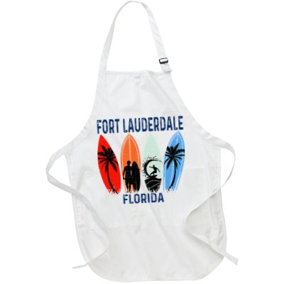 Retro Fort Lauderdale Beach Florida Surfboarder Beach Apron