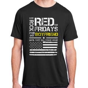 Red Friday Military Girlfriend Wear Red For Boyfriend Adult ChromaSoft Performance T-Shirt