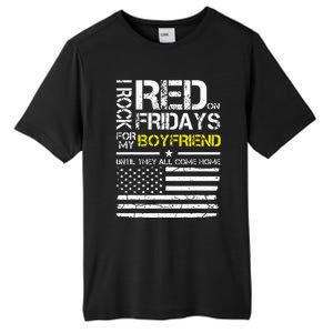 Red Friday Military Girlfriend Wear Red For Boyfriend Tall Fusion ChromaSoft Performance T-Shirt