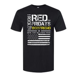 Red Friday Military Girlfriend Wear Red For Boyfriend Softstyle CVC T-Shirt