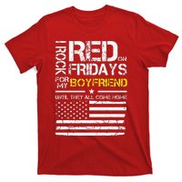 Red Friday Military Girlfriend Wear Red For Boyfriend T-Shirt